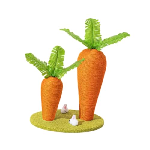 perfk Katzenkratzbaum, Spielzeug-Kratzbrett, Karottenform, vertikale Katzenkratzstange für Unterhaltungsübungen für Katzen und Kätzchen perfk Katzenkratzbaum, Spielzeug-Kratzbrett, Karottenform, vertikale Katzenkratzstange für Unterhaltungsübungen für Katzen und Kätzchen von perfk