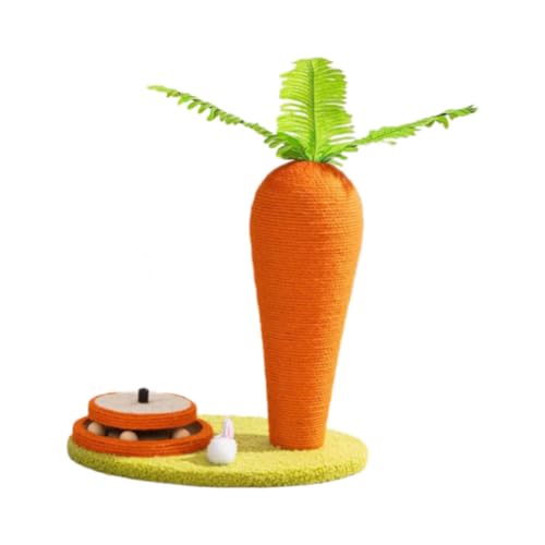 perfk Katzenkratzbaum-Spielzeug, großes Katzenspielzeug, Kratzbaum, Karottenform, Kätzchen-Klettermöbel, Katzen-Klettergerüst für Unterhaltung perfk Katzenkratzbaum-Spielzeug, großes Katzenspielzeug, Kratzbaum, Karottenform, Kätzchen-Klettermöbel, Katzen-Klettergerüst für Unterhaltung von perfk