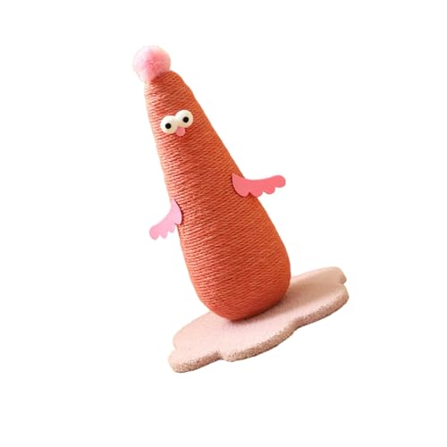 perfk Katzenkratzbaum für Kleine Katzen mit Sisaloberfläche, Red L von perfk
