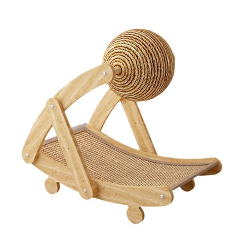 perfk Katzenkratzbaum mit Kratzball, Sisal-Katzenkratzbrett, Schleifkrallen-Katzenloungesessel für kleine, mittelgroße und große Katzen, l perfk Katzenkratzbaum mit Kratzball, Sisal-Katzenkratzbrett, Schleifkrallen-Katzenloungesessel für kleine, mittelgroße und große Katzen, l von perfk