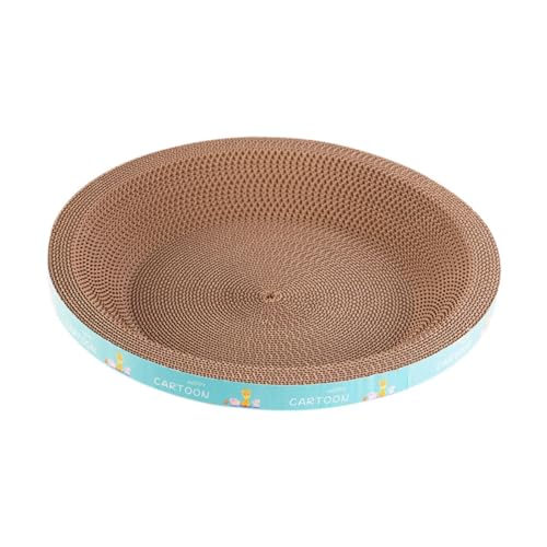 perfk Katzenkratzbrett, Bett, Möbelschutz, Schleifklauen, Kratzbrett, Nest, Wellpappe, Kratzbrett, Spiel- und Ruheplatz, Übung, Rund Mittel perfk Katzenkratzbrett, Bett, Möbelschutz, Schleifklauen, Kratzbrett, Nest, Wellpappe, Kratzbrett, Spiel- und Ruheplatz, Übung, Rund Mittel von perfk