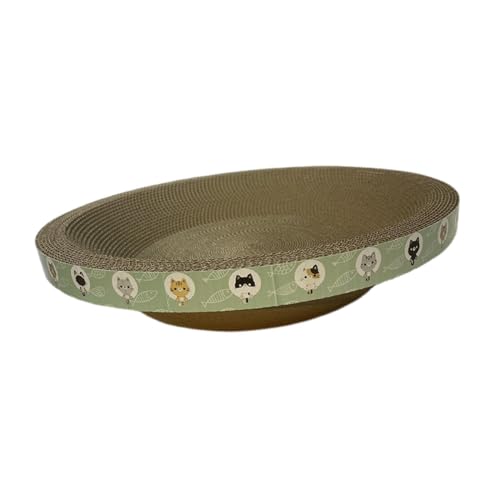 perfk Katzenkratzbrett, Katzenkratzbrett, Schüssel, Haustierbedarf, Ruhe, Schlafen, Loungebett aus Karton, Katzenschlafbett für Hauskatzen, 30cm x 8 cm perfk Katzenkratzbrett, Katzenkratzbrett, Schüssel, Haustierbedarf, Ruhe, Schlafen, Loungebett aus Karton, Katzenschlafbett für Hauskatzen, 30cm x 8 cm von perfk