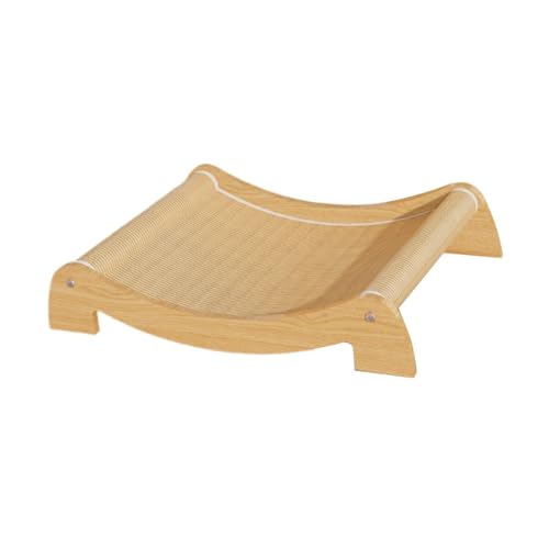 perfk Kratzbretter Katze, Katzenkratzbett aus Karton Schlafen, Spielen, Katzenloungesessel, Sisal-Kratzbrett für Mittelgroße Katzen, L Ohne Backrest perfk Kratzbretter Katze, Katzenkratzbett aus Karton Schlafen, Spielen, Katzenloungesessel, Sisal-Kratzbrett für Mittelgroße Katzen, L Ohne Backrest von perfk
