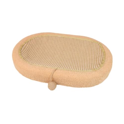 perfk Katzenkratzbrett, Lounge, Katzenbett und, Spielzeug, Sisal-Katzenkratzbrett, ovale Sisalmatte, Katzenkrallenbrett für kleine, mittelgroße und perfk Katzenkratzbrett, Lounge, Katzenbett und, Spielzeug, Sisal-Katzenkratzbrett, ovale Sisalmatte, Katzenkrallenbrett für kleine, mittelgroße und von perfk