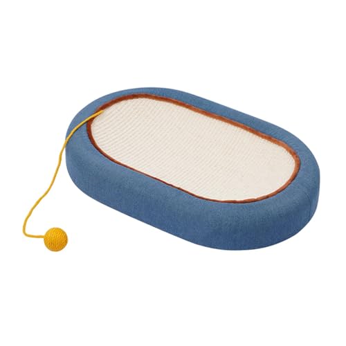 perfk Katzenkratzbrett Katzenbett Möbelschutz Modern Oval mit Ball Katzenlounge Möbelschutz perfk Katzenkratzbrett Katzenbett Möbelschutz Modern Oval mit Ball Katzenlounge Möbelschutz von perfk