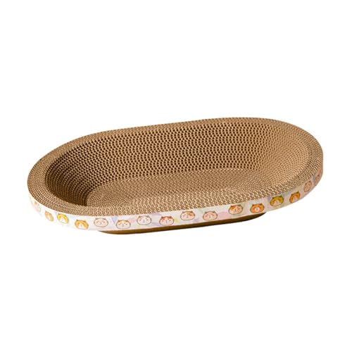 perfk Katzenkratzbrett aus Pappe, Bett, Katzenkratzpad, Couch, Heimtierbedarf, Ruhe-Kratzbrett zum Schutz von Schleifklauen und Möbeln, Mittel perfk Katzenkratzbrett aus Pappe, Bett, Katzenkratzpad, Couch, Heimtierbedarf, Ruhe-Kratzbrett zum Schutz von Schleifklauen und Möbeln, Mittel von perfk