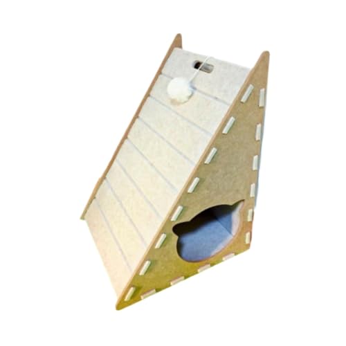 perfk Katzenkratzer -Karton mit Nest tragbares vertikales Dekor -Dreieck Kratzer Pet Pet Interactive Toy für Innenkatzen, Regulär perfk Katzenkratzer -Karton mit Nest tragbares vertikales Dekor -Dreieck Kratzer Pet Pet Interactive Toy für Innenkatzen, Regulär von perfk
