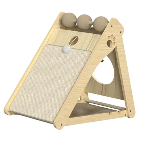 perfk Katzenkratzer -Katzenpolster mit Kugelspielzeug Möbelversorgung für Innenkatzen Rampe für Kätzchen Spielen Kratzer perfk Katzenkratzer -Katzenpolster mit Kugelspielzeug Möbelversorgung für Innenkatzen Rampe für Kätzchen Spielen Kratzer von perfk