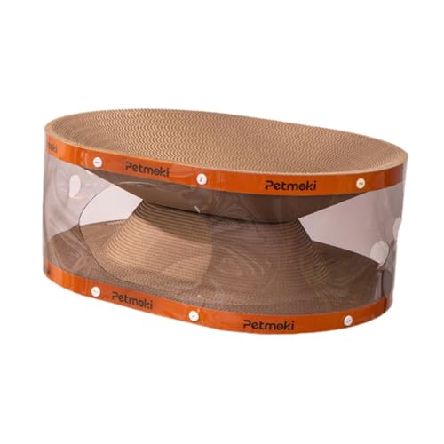perfk Katzenkratzer -Pappe Cat Kratzpolster Nest Lounge Bett, Haus, Wellpappe für Kätzchen kleine mittelgroße große Katzen Kitty Kitty von perfk
