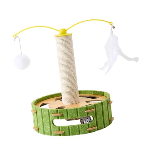 perfk Katzenkratzer Post Play Kratzstange Interaktive Kratzer -Katzenkratzer für das Spielen von Übungsaktivität Center, Runden perfk Katzenkratzer Post Play Kratzstange Interaktive Kratzer -Katzenkratzer für das Spielen von Übungsaktivität Center, Runden von perfk