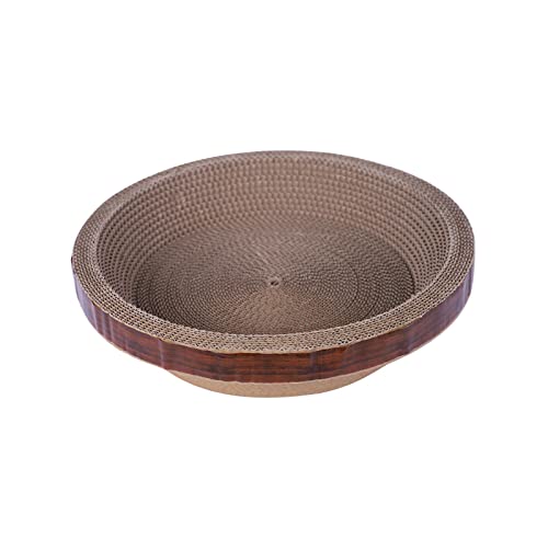 perfk Katzenkratzer aus Pappe, Loungebetten, Trainingsspielzeug, Liegematte, Kratzpad, Kratzwellpappe zum Schutz von Kätzchenmöbeln, L 45 cm x 9 cm perfk Katzenkratzer aus Pappe, Loungebetten, Trainingsspielzeug, Liegematte, Kratzpad, Kratzwellpappe zum Schutz von Kätzchenmöbeln, L 45 cm x 9 cm von perfk