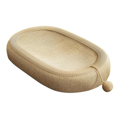 perfk Katzenkratzer für Lounge, Bett, Sofa, Möbelschutz, verschleißfeste Katzenkratzmatte mit Spielball für den Geburtstag von Kätzchen und Haustieren, groß perfk Katzenkratzer für Lounge, Bett, Sofa, Möbelschutz, verschleißfeste Katzenkratzmatte mit Spielball für den Geburtstag von Kätzchen und Haustieren, groß von perfk