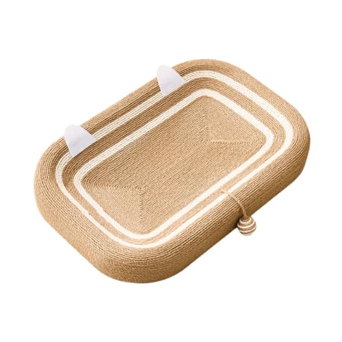 perfk Katzenkratzerbett, Kratzer, Sisal, interaktives Spielzeug mit Ball, Nest -Beckenkratzer für Innenkatzen, Style A perfk Katzenkratzerbett, Kratzer, Sisal, interaktives Spielzeug mit Ball, Nest -Beckenkratzer für Innenkatzen, Style A von perfk
