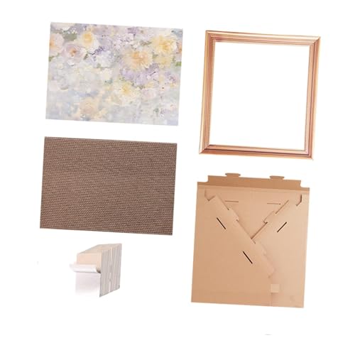 perfk Katzenkratzerbrettbett Katze Kratzer Möbelschutz Ölmalerei Design für Innenkatzen Wellpapier zum Ausruhen perfk Katzenkratzerbrettbett Katze Kratzer Möbelschutz Ölmalerei Design für Innenkatzen Wellpapier zum Ausruhen von perfk