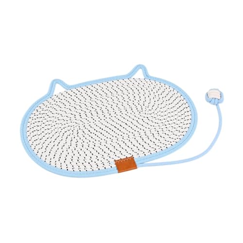 perfk Katzenkratzermatte, Möbelschutz Mahlkrallen Klauen Spielzeug Kätzchen Katze Kratzpad Teppich Interaktives Katzenspielzeug für Sofa Home, Blau 50x35cm perfk Katzenkratzermatte, Möbelschutz Mahlkrallen Klauen Spielzeug Kätzchen Katze Kratzpad Teppich Interaktives Katzenspielzeug für Sofa Home, Blau 50x35cm von perfk