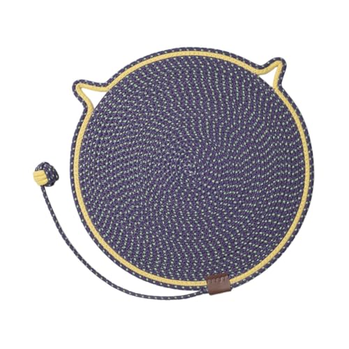 perfk Katzenkratzernpad Teppich, Katzenkratzer -Mattenklauen Spielzeug Interactive Cat Toy Ball Scratch Pad mit Spielzeug für Wall Spielen nach Hause, Dunkelblau perfk Katzenkratzernpad Teppich, Katzenkratzer -Mattenklauen Spielzeug Interactive Cat Toy Ball Scratch Pad mit Spielzeug für Wall Spielen nach Hause, Dunkelblau von perfk