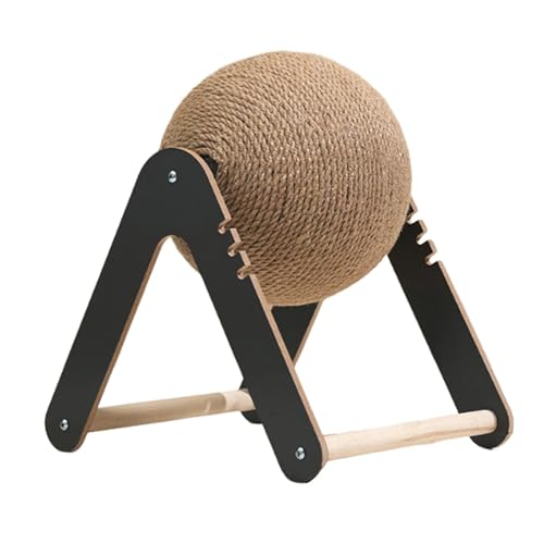 perfk Katzenkratzspielzeug, Radtrainer, Ornament, lustiger tragbarer Möbelschutz, Kratzball für Zuhause, Balkon, Geschenk, Kätzchen, Black and L perfk Katzenkratzspielzeug, Radtrainer, Ornament, lustiger tragbarer Möbelschutz, Kratzball für Zuhause, Balkon, Geschenk, Kätzchen, Black and L von perfk