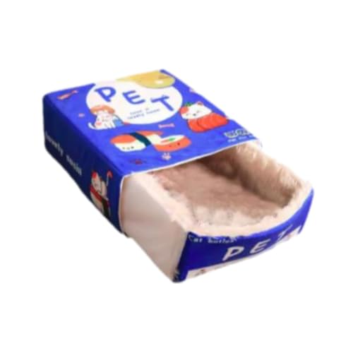 perfk Katzennest, warmes Kätzchenhaus, Snackbox, abnehmbares, weiches, waschbares Komfort-Katzenzelt, warmes Hundebett für Kätzchen, Hunde und Katzen für, M perfk Katzennest, warmes Kätzchenhaus, Snackbox, abnehmbares, weiches, waschbares Komfort-Katzenzelt, warmes Hundebett für Kätzchen, Hunde und Katzen für, M von perfk