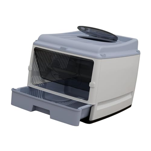 perfk Katzenratschachtel Katzen Katzentlett Cat Cat Sand Basin Anti Spritzer Katzen -Bettpan, Grau perfk Katzenratschachtel Katzen Katzentlett Cat Cat Sand Basin Anti Spritzer Katzen -Bettpan, Grau von perfk