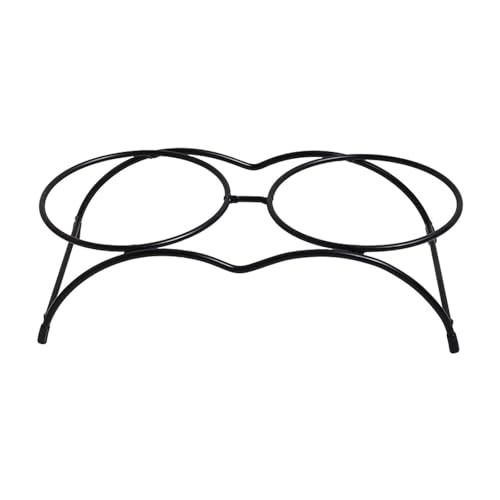 perfk Katzenschalenhalter Katzenschalen Stehen ergonomisch robuste Eisen, Fütterungsstation Metallständer für Ziergerichte für Kätzchen Welpen perfk Katzenschalenhalter Katzenschalen Stehen ergonomisch robuste Eisen, Fütterungsstation Metallständer für Ziergerichte für Kätzchen Welpen von perfk