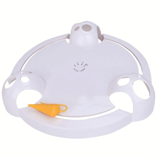 perfk Katzenspielzeug für Hauskatzen, Katzentrainer, lustiges Spiel, Kätzchen-Puzzle-Spielzeug, rotierende Maus, Haustierspielzeug für Katzen, lustiges perfk Katzenspielzeug für Hauskatzen, Katzentrainer, lustiges Spiel, Kätzchen-Puzzle-Spielzeug, rotierende Maus, Haustierspielzeug für Katzen, lustiges von perfk