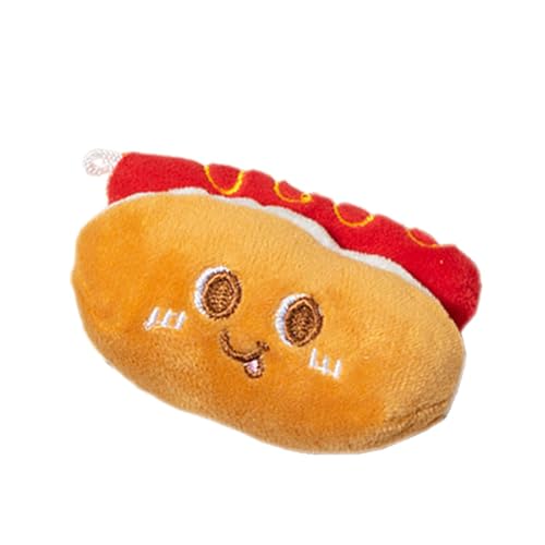 perfk Katzenspielzeug mit Katzenminze, Kätzchenbedarf, weich, mit Katzenminze, bissfest, Kätzchenzahnreinigung, Kauen, Spielen, Plüschspielzeug, Hotdog perfk Katzenspielzeug mit Katzenminze, Kätzchenbedarf, weich, mit Katzenminze, bissfest, Kätzchenzahnreinigung, Kauen, Spielen, Plüschspielzeug, Hotdog von perfk