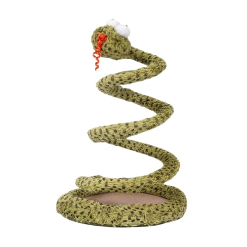 perfk Katzenspiralschlangenspielzeug, Haustierspulenspiral-Actionspielzeug, kreative Aktivität, Schlagen, beißen, Kätzchenspielzeug, Teaser-Spielzeug für, Grün Gelb perfk Katzenspiralschlangenspielzeug, Haustierspulenspiral-Actionspielzeug, kreative Aktivität, Schlagen, beißen, Kätzchenspielzeug, Teaser-Spielzeug für, Grün Gelb von perfk