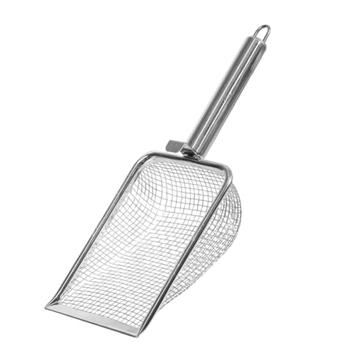 perfk Katzenstreu-Schaufel, Haustier-Sieb, Reinigungswerkzeug, Edelstahlreiniger, Mehrzweck-Premium-Kätzchenstreunetz, 5.0 Mm Löcher perfk Katzenstreu-Schaufel, Haustier-Sieb, Reinigungswerkzeug, Edelstahlreiniger, Mehrzweck-Premium-Kätzchenstreunetz, 5.0 Mm Löcher von perfk