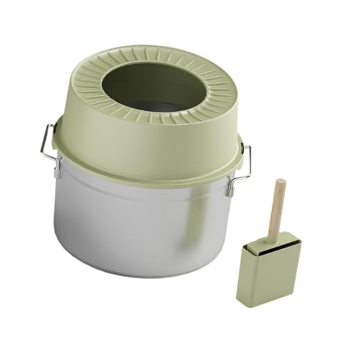 perfk Katzentoilette, Katzentoilette, rostbeständig, groß, halbgeschlossen, für Heimtierbedarf, Katzentoilette, Katzentoilette für Zuhause, Kätzchen, GrÜn perfk Katzentoilette, Katzentoilette, rostbeständig, groß, halbgeschlossen, für Heimtierbedarf, Katzentoilette, Katzentoilette für Zuhause, Kätzchen, GrÜn von perfk