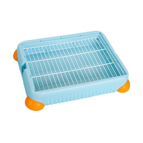 perfk Katzentoilette für Häschen, Halter für Welpen-Pipiunterlage, für Kleintiere, Katzentoilette, Töpfchentraining, Innentoilette für Frettchen, Häschen, S, Blau perfk Katzentoilette für Häschen, Halter für Welpen-Pipiunterlage, für Kleintiere, Katzentoilette, Töpfchentraining, Innentoilette für Frettchen, Häschen, S, Blau von perfk