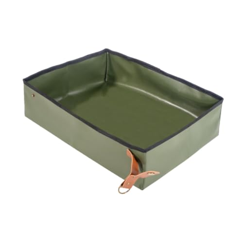 perfk Katzentoilette für Reisen, Klappbare Lösung für Katzen, L 50 cm x 35 cm x 12,5 cm von perfk