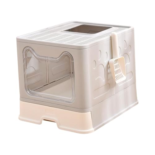 perfk Katzentoilette mit Haube, groß, Katzentoiletten, komplett geschlossene Katzentoilette, Spritzschutz, Kätzchentöpfchen, geschlossenes Katzentöpfchen, perfk Katzentoilette mit Haube, groß, Katzentoiletten, komplett geschlossene Katzentoilette, Spritzschutz, Kätzchentöpfchen, geschlossenes Katzentöpfchen, von perfk