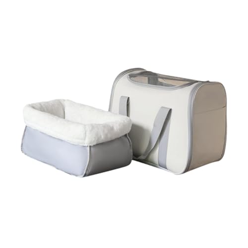 perfk Katzentragetasche, weiche Welpentragetasche, Bequeme Auto-Reisetasche, große Kapazität, Haustier-Reisetasche, Hand-Haustiertasche für kleine Hunde, Winter perfk Katzentragetasche, weiche Welpentragetasche, Bequeme Auto-Reisetasche, große Kapazität, Haustier-Reisetasche, Hand-Haustiertasche für kleine Hunde, Winter von perfk