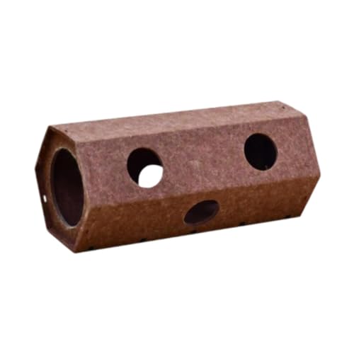 perfk Katzentunnelspielzeug, Katzenkratzspielzeug für Hauskatzen, Katzenhaus, Versteck, interaktives Spielzeug, Katzenkratztunnel für Katzen, Kätzchen, M von perfk