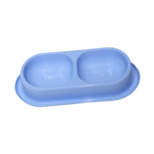 perfk Katzenwasser- und Lebensmittelschüssel -Feeder Non -Skid Haushalt Haustier Feeder Bowl Lebensmittelspender für kleine mittelgroße große Katzen, Blau von perfk