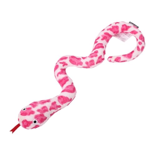 perfk Katzenzahnbürste, Katzenminzenspielzeug, interaktives, schlangenförmiges Geburtstagsleckerli für Hauskatzen, kau- und bissfestes Spielzeug, ROSA perfk Katzenzahnbürste, Katzenminzenspielzeug, interaktives, schlangenförmiges Geburtstagsleckerli für Hauskatzen, kau- und bissfestes Spielzeug, ROSA von perfk