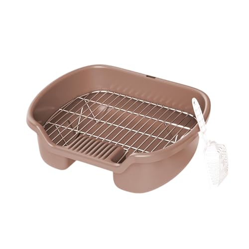 perfk Kleine Hundetoilette, Trainingstablett für, Badezimmer, einfache Reinigung, Abnehmbarer -PIPI-Pad-Halter, Töpfchentablett für Welpen im perfk Kleine Hundetoilette, Trainingstablett für, Badezimmer, einfache Reinigung, Abnehmbarer -PIPI-Pad-Halter, Töpfchentablett für Welpen im von perfk