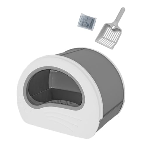 perfk Komplett geschlossene Katzentoilette, Katzentoilette, seitlicher Fenstereingang, 53 x 38,5 x 41 cm, Katzentoilette mit Schublade, Katzentoilette perfk Komplett geschlossene Katzentoilette, Katzentoilette, seitlicher Fenstereingang, 53 x 38,5 x 41 cm, Katzentoilette mit Schublade, Katzentoilette von perfk