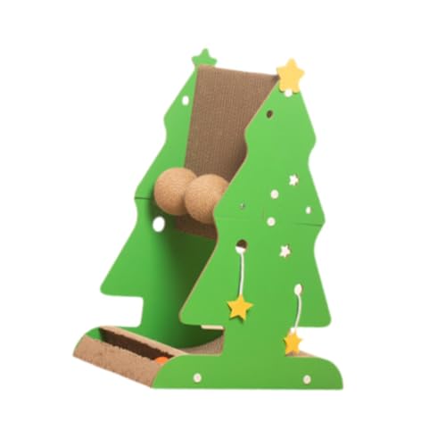 perfk Kratzbaum für Katzen, Möbelschutz, Bastelspielzeug für Haustiere, Weihnachtsbaum-Kratzbaum für Hauskatzen perfk Kratzbaum für Katzen, Möbelschutz, Bastelspielzeug für Haustiere, Weihnachtsbaum-Kratzbaum für Hauskatzen von perfk