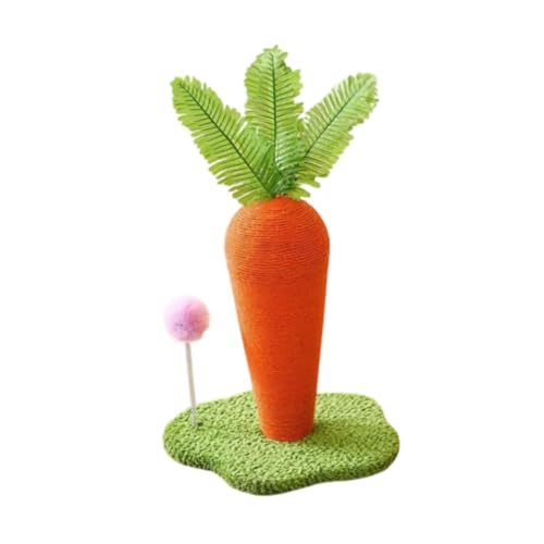 perfk Kratzbaum für Katzen, vertikaler Kratzbaum, niedliches Aktivitätszentrum mit Spielball für den Innenbereich, Krallenkratzer für Katzen und Kätzchen, 34x57cm perfk Kratzbaum für Katzen, vertikaler Kratzbaum, niedliches Aktivitätszentrum mit Spielball für den Innenbereich, Krallenkratzer für Katzen und Kätzchen, 34x57cm von perfk
