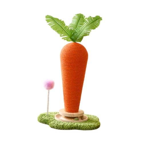 perfk Kratzbaum für Katzen, vertikaler Kratzbaum, niedliches Aktivitätszentrum mit Spielball für den Innenbereich, Krallenkratzer für Katzen und Kätzchen, 34x61cm perfk Kratzbaum für Katzen, vertikaler Kratzbaum, niedliches Aktivitätszentrum mit Spielball für den Innenbereich, Krallenkratzer für Katzen und Kätzchen, 34x61cm von perfk