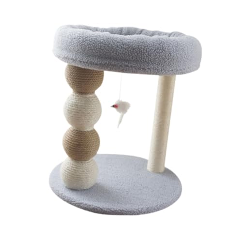 perfk Kratzbaum für Katzen mit Teppichboden, Kleiner Kratzbaum, Möbel für Katzenbedarf, Spielsitz für kleine Katzen, Sisal-Kratzbaum, Blau perfk Kratzbaum für Katzen mit Teppichboden, Kleiner Kratzbaum, Möbel für Katzenbedarf, Spielsitz für kleine Katzen, Sisal-Kratzbaum, Blau von perfk