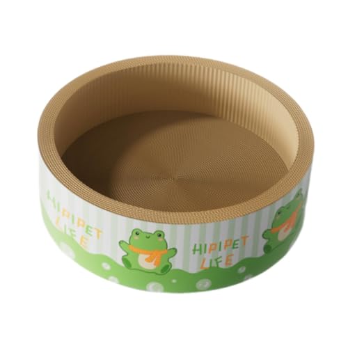 perfk Kratzbett für Katzen, Kratzunterlage, 45 cm x 18 cm, bequemes Wellpapier, strapazierfähiges Haustierzubehör für Hauskatzen, Kratznapf, GrÜn perfk Kratzbett für Katzen, Kratzunterlage, 45 cm x 18 cm, bequemes Wellpapier, strapazierfähiges Haustierzubehör für Hauskatzen, Kratznapf, GrÜn von perfk