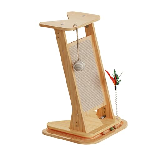 perfk Kratzbrett für Katzen, Kratzbrett aus Pappe, vertikales Spielzeug, Katzenkratzbrett, Katzenmöbel zur Vermeidung von Möbelschäden, 32cmx31cmx34cm perfk Kratzbrett für Katzen, Kratzbrett aus Pappe, vertikales Spielzeug, Katzenkratzbrett, Katzenmöbel zur Vermeidung von Möbelschäden, 32cmx31cmx34cm von perfk