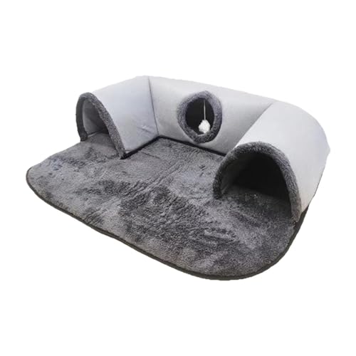 perfk Kreatives Katzentunnelbett-Versteck, leichtes, tragbares Spielplatz-Spielzentrum, für Hauskatzen, Kätzchen, Hamster, S perfk Kreatives Katzentunnelbett-Versteck, leichtes, tragbares Spielplatz-Spielzentrum, für Hauskatzen, Kätzchen, Hamster, S von perfk