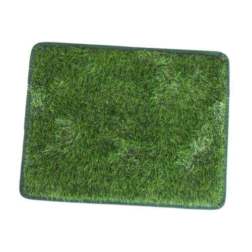 perfk Künstliches Gras-PIPI für Hunde, Kunstrasen-Teppich, pflegeleicht, Haustiertoilette, Rasenmatte, Hundetöpfchen für Deck, kleine und mittelgroße Hunde, 50cmx70cm perfk Künstliches Gras-PIPI für Hunde, Kunstrasen-Teppich, pflegeleicht, Haustiertoilette, Rasenmatte, Hundetöpfchen für Deck, kleine und mittelgroße Hunde, 50cmx70cm von perfk