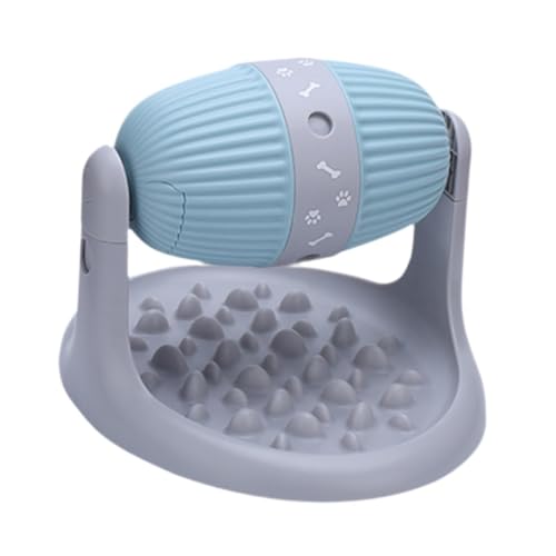 perfk Langsame Feeder Interactive Dog Toy Toy Scratch Resistance bequemer Stabiler Spender füttern interaktives Spielzeug für Kätzchen, Blau von perfk