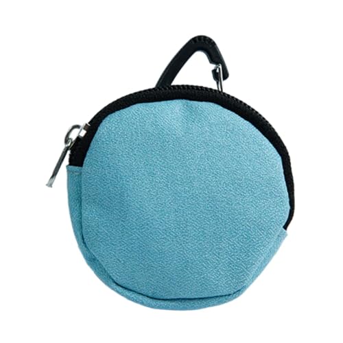 perfk Leckerli-Tasche für Hunde, Snack-Spender mit Reißverschluss, kleine Spaziertasche, Welpentraining für Welpen, Katzen, Hunde, Haustiere im Freien, Blau von perfk