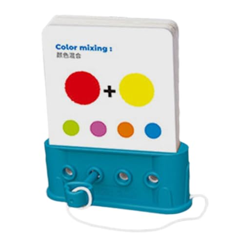perfk Lernen Sie passendes Spielzeug, logisches Puzzlespiel, sensorisches Spielzeug, frühe Entwicklung der kognitiven Farbe, Zahl, Form für Kinder, Kinder, 3 Stufen von perfk