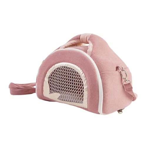 perfk Meerschweinchen -Trägerbeutel mit Netzfenster, atmungsaktiven kleinen Tieren, tragbar, tragbar für kleines Haustier, Rosa perfk Meerschweinchen -Trägerbeutel mit Netzfenster, atmungsaktiven kleinen Tieren, tragbar, tragbar für kleines Haustier, Rosa von perfk